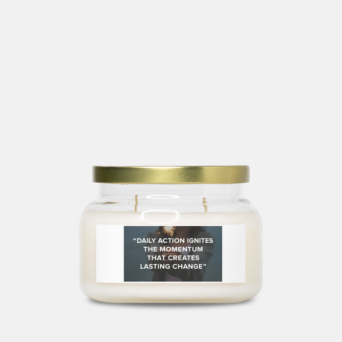 Daily Action Candle Apothecary Jar (Double Wick) Hand Poured in the USA