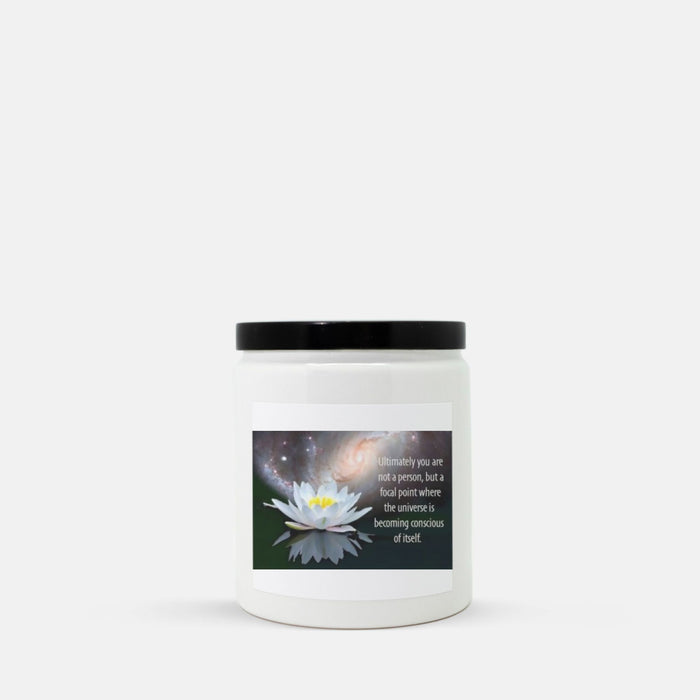 Universe Candle Ceramic 8oz (White)