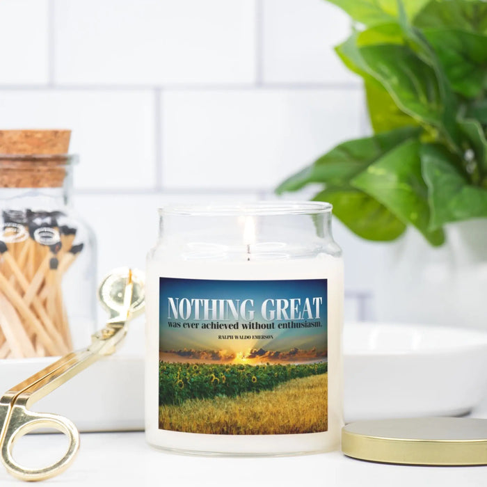 Metaphysical Teachers | Nothing Great | Candle Apothecary Jar 9oz