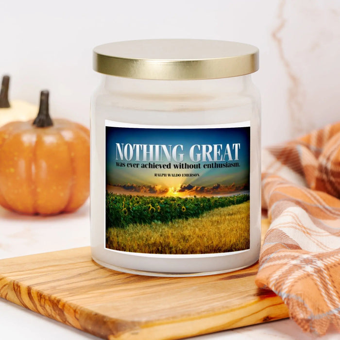 Metaphysical Teachers | Nothing Great | Candle Apothecary Jar 9oz