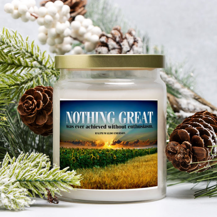 Metaphysical Teachers | Nothing Great | Candle Apothecary Jar 9oz