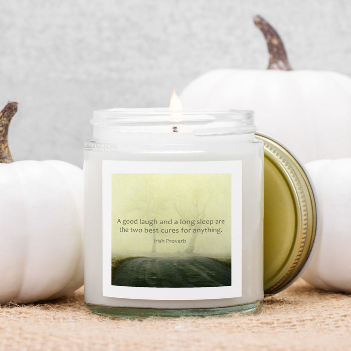 A Good Laugh | Candle Clear Jar 4oz | Hand Poured in the USA